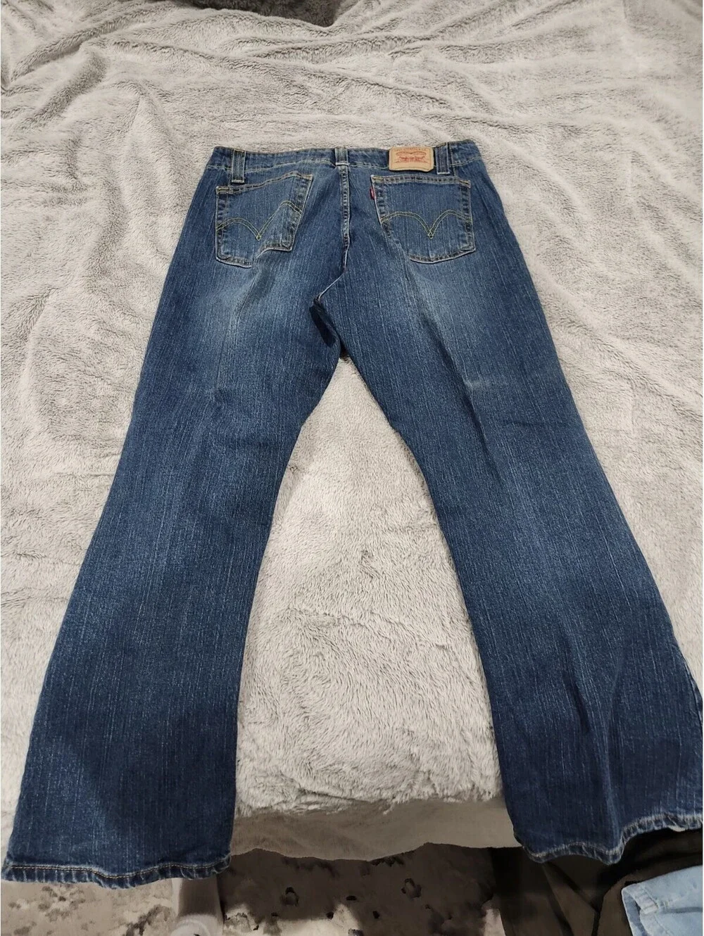VTG Y2K womens LEVIS bootcut 525 Jeans Straight Blue Denim